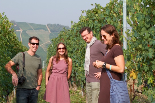 Evan-group in vineyard 2012